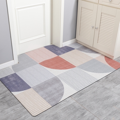 Entrance door washable floor Doormat Entrance door Carpet Home Living room Bedroom Door Cushion Waterproof a slip-to-foot cushion