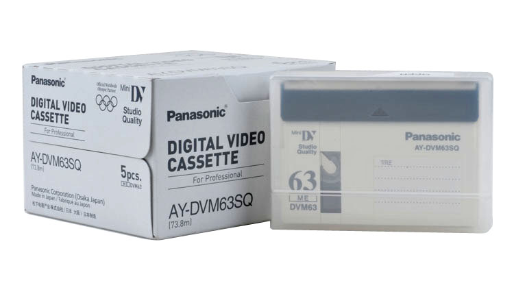 Panasonic dv with digital videotape with DVM63SQ mother with more than 10 discs for single and whole box random shipping 