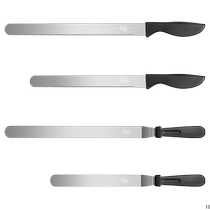 Suning baking special bread knife serrated knife household butter butter spatula cake making tool large size 1249