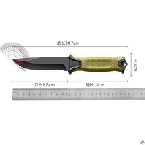 Sharp knife high hardness fruit knife household survival outdoor small straight knife camping knife cold weapon 1249