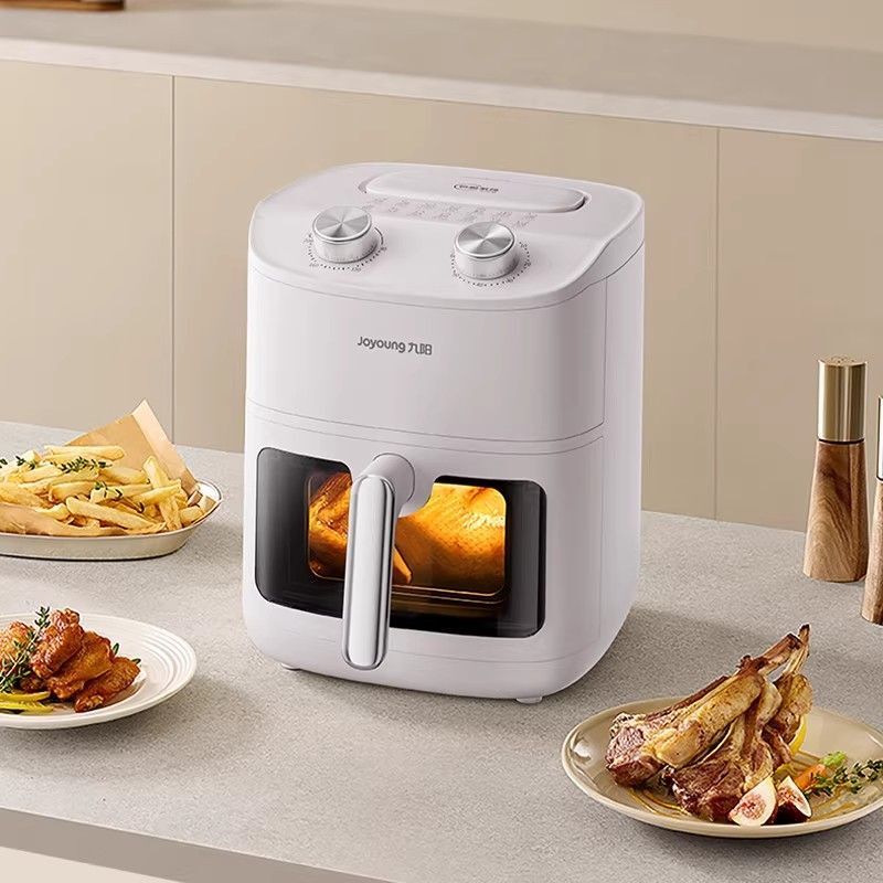 Joyoung Air Fryer Kl60-V159 Dual Air Duct Crispy Roasting 6L Large Capacity High Transparency Viewing Window Electric Oven