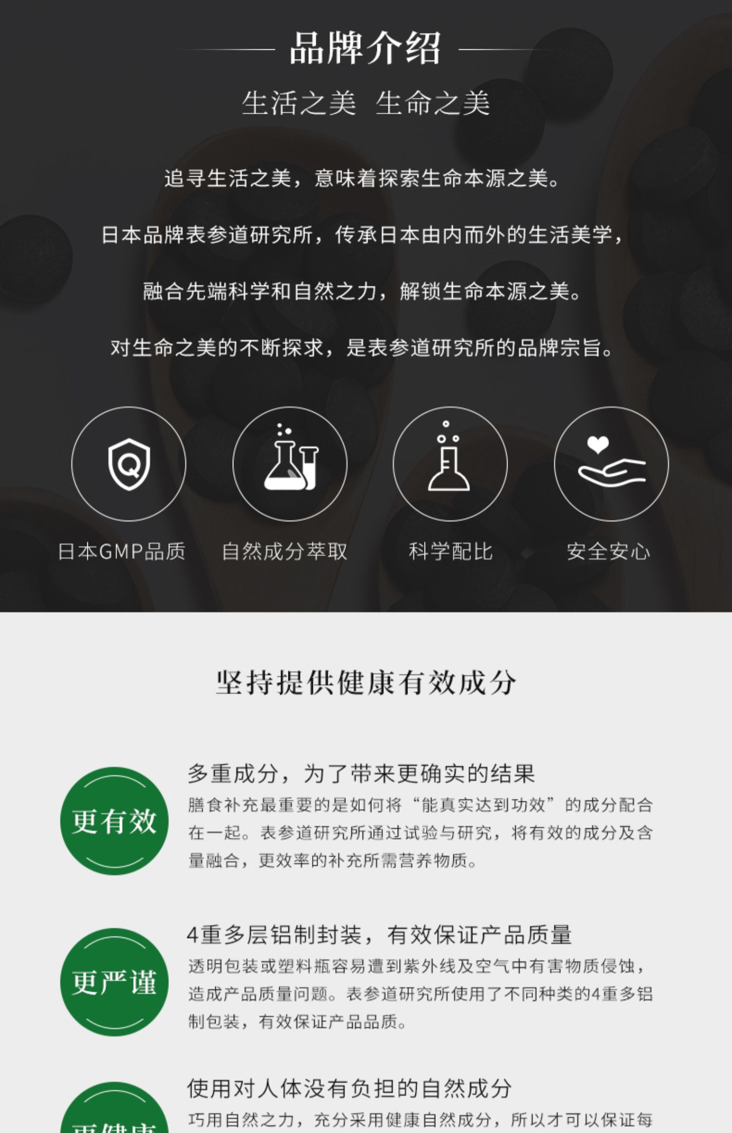 【表参道研究所】竹炭小黑丸PRO60粒