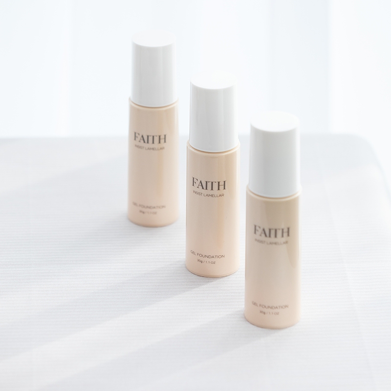 In-Stock Japan Faith Skin-Nourishing Gel Foundation, Clear and Natural Makeup, Long-Lasting Pure Beauty Makeup
