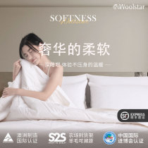 Woolstar Australia imported alpaca wool quilt sleep warm wool quilt soft quilt core comfortable camel hair quilt