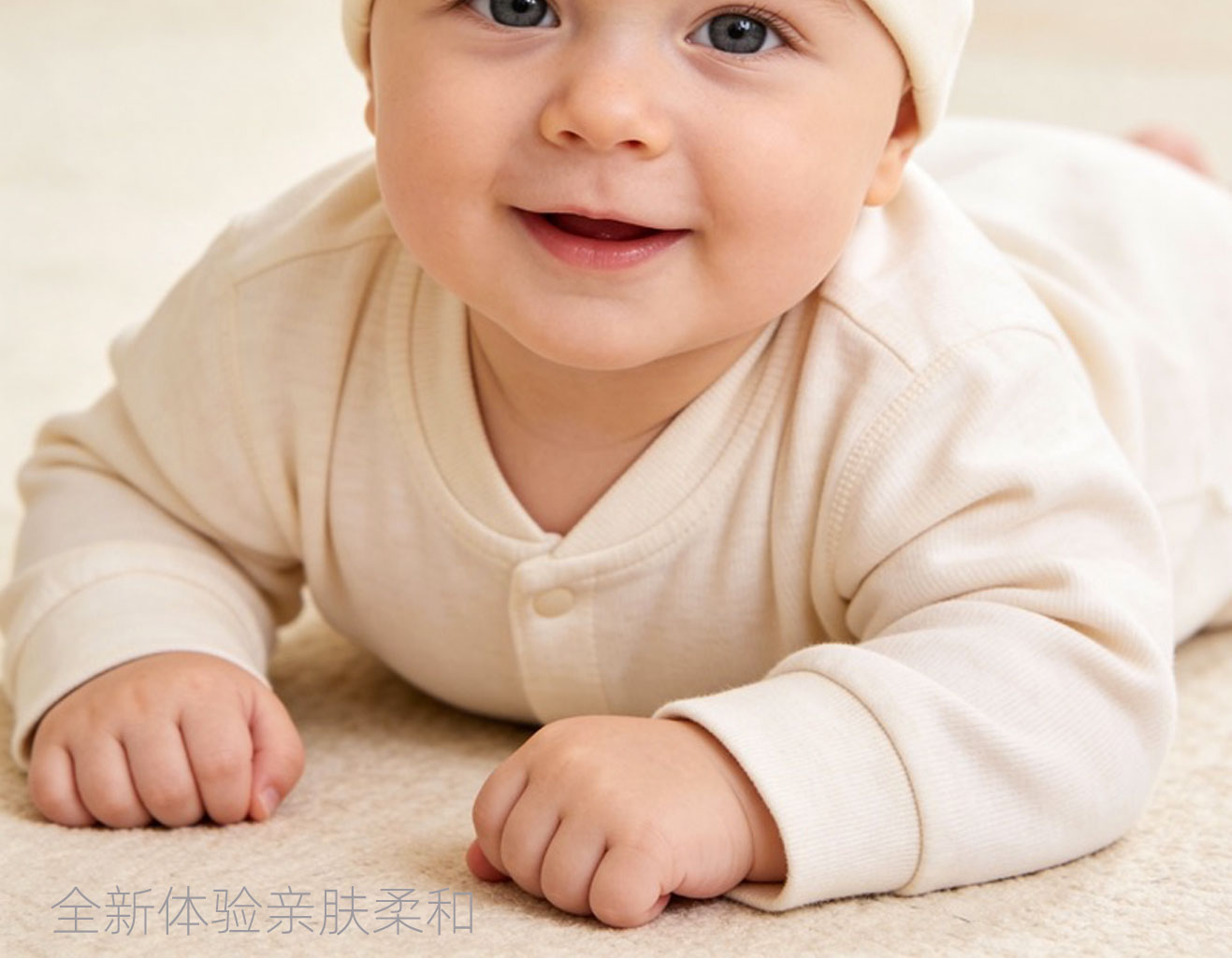 孕茵新生婴儿帽子0-12月初生宝宝护囱门胎帽双层春夏秋冬纯棉A类 — 2