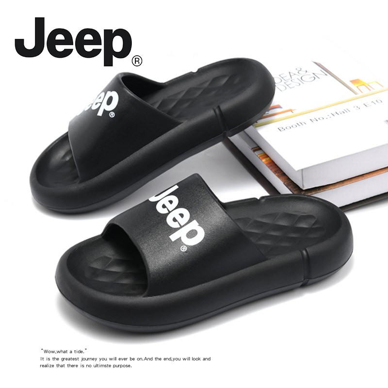 JEEP Jeep Slippers Men's Summer New Comfort Wear Thick Sound Non Slide Movement Cool in a Word Trap