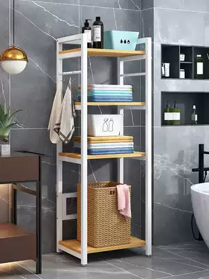 Powder room rack bathroom floor-standing rack toilet toilet bathroom bath balcony storage shelf multi-layer cabinet