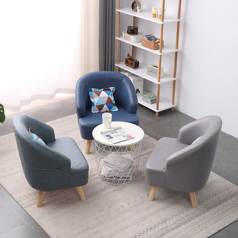 Balcony Chair Nordic Modern Minima Mini Sloth Sofa small family Type bedroom S&T cloth Single seat Leisure