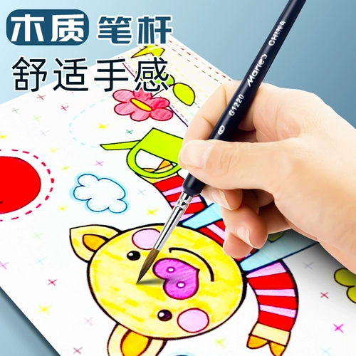 Лайнер, акварель, нейлоновая гуашь, кисть для письма, комплект, акрил, рисование линий, ручная роспись