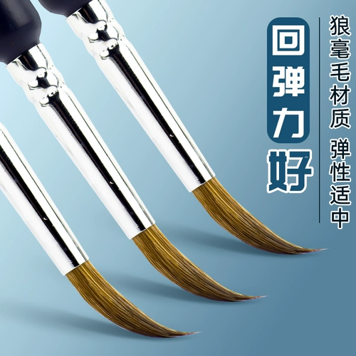 Лайнер, акварель, нейлоновая гуашь, кисть для письма, комплект, акрил, рисование линий, ручная роспись