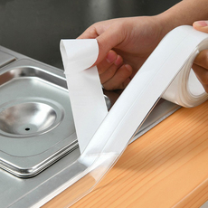Пыль липкая бумага 【出日原单自留】厨房美缝贴灶台防水封边自粘胶水池缝隙防霉条