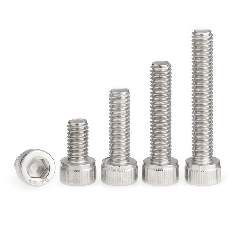 304 stainless steel cylindrical head socket head cap screws M2M2 5M3M4M5x3x7x4x7x9x11x17x19