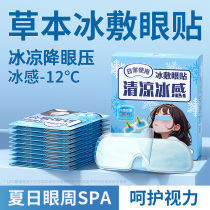 Ice eye mask for sleep cold compress eye patch for girls after double eyelid surgery to reduce eye swelling cool and relieve eye fatigue.