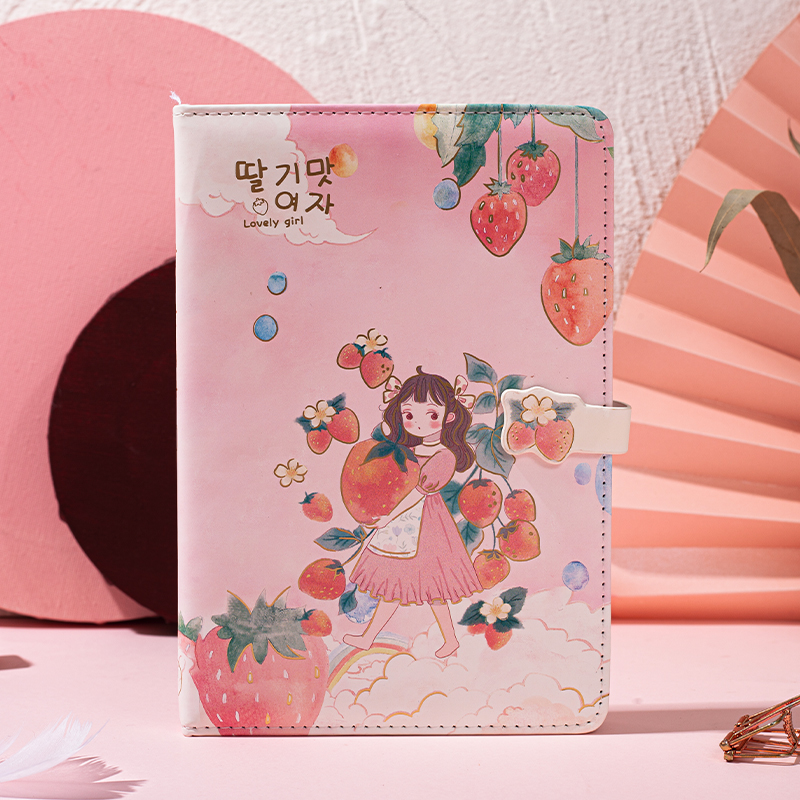 Girl heart fragrance hand book cute net red super cute notebook children student diary simple wind notebook