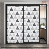 Electrostatic glass sticker anti-peep full blackout window paper opaque window sunscreen self-adhesive bathroom toilet toilet