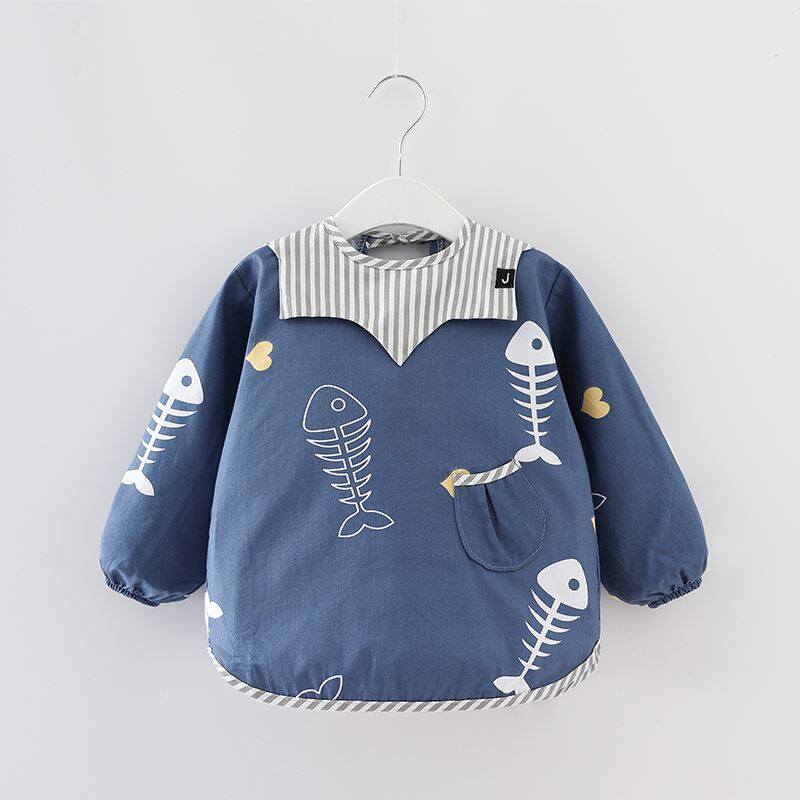 Baby Protective Clothing Outside Wearing Giri Baby Hood Clothing Male Treasure Woman Treasure Winter Children's Anti Dirty Clothes Kindergarten Anti-Dressing Pocket
