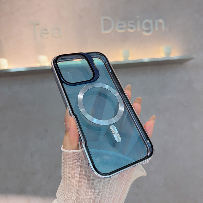 Lens Holder Apple 16 Pro Max Double-Sided Full-Cover Phone Case iPhone 15 Pro Magnetic Wireless Charging 16 Plus Anti-Drop Protective Case Magsafe Screen Protector Heat Dissipation New Model Suitable for Men and Women