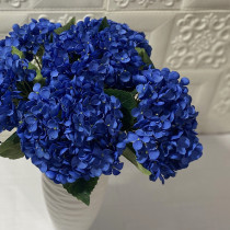 Uhan Great Horn Embroidered Ball Flower Simulation Bouquet Fake Flower Pendulum Piece Living Room Table Furnishing Wedding Hand Holding Flower Decoration Flowers