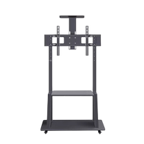 (多规格通用)TEDC泰德会议一体机移动支架电视挂架显示器支架落地式推车立式挂架教会议办公教学100寸通用