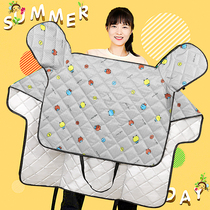 Electric motorcycle sunscreen electric bottle car wind shield by thin summer motorcycle female sun-shading and waterproof theorizer