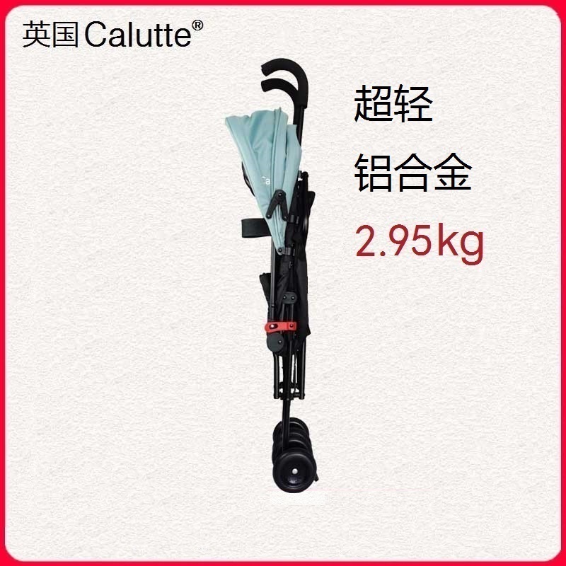 Baby trolley ultra-light portable baby can sit and lie one-button folding shock-absorbing simple children's baby umbrella car