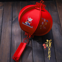 New Year lantern Lantern Festival 2022 Creative Tigers Year printed Spring Festival decorated with small lanterns hanging decorations for Chinese New Year lantern decorations