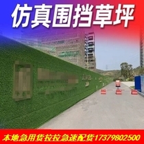 Environmental Protection Lawn Engineering Site Enclosure Real Estate Greening Wall Wall Artificial Fake Turf Network Kindergarten Emulation Rug