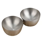 Двухэтажный чай со стаканом для кемпинга, металлическая чайная чашка, посуда для домашнего использования