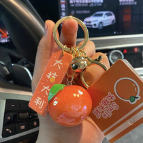 Fruit Series Persimmon Ruyi Key Chain Creative Acrylic Delicacy Car Key Pendants Bag hanging decoration gifts