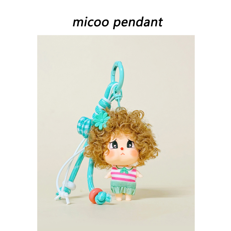 Authentic Frizzy Crying Doll Keychain, Cute and Adorable Crying Plush Toy, Creative Bag Pendant, Trendy Toy Accessory