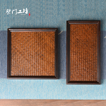 Beamens workshop Bamboo dry foam table Bamboo-made tea tray Pot Bearing mat Mat Face Cup Tofu Tea with Tea Road spare parts