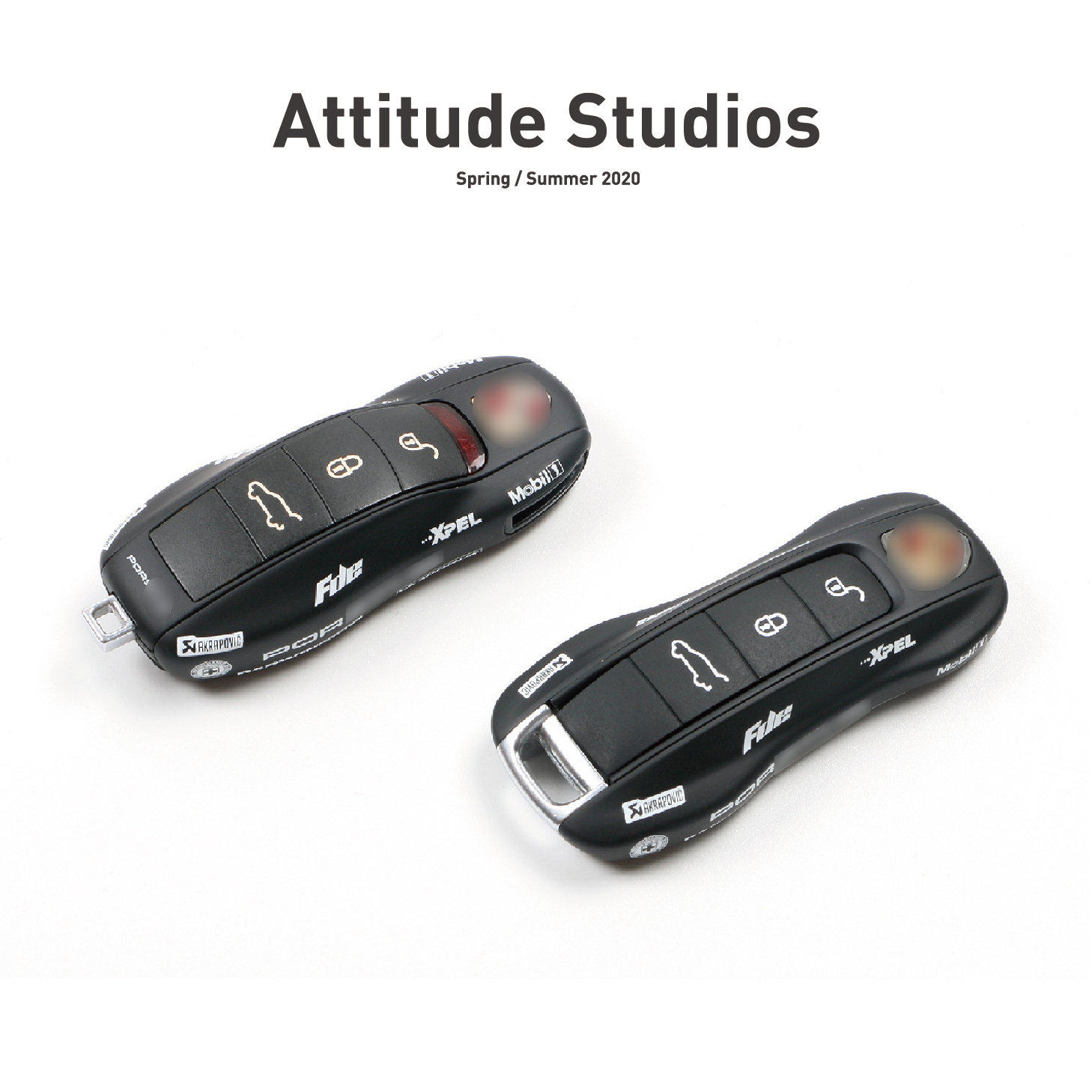 Porsche Porsche matte black key shell buckle Cayenne macan911 Panamera 718Taycan