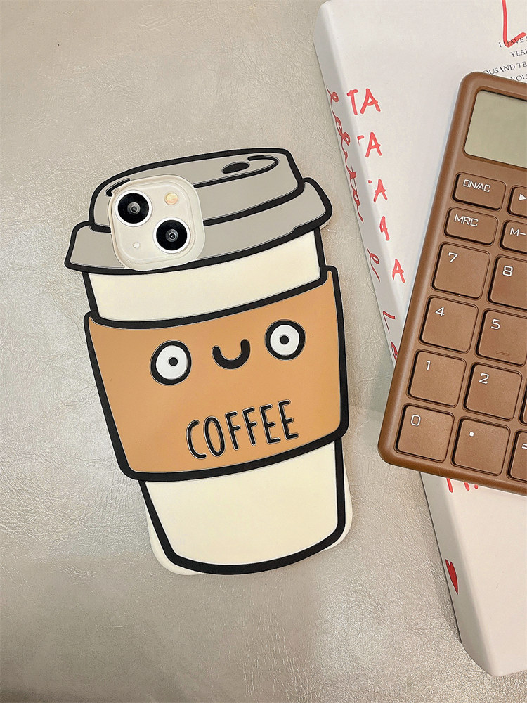 Cartoon Cute Coffee Cup iPhone Case