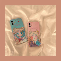 Net red in windy beauty girls apply Apple 13 12Pro Max mobile phone case iPhone 11 X XS XR silicone gel 8plus anti-fall 7p female xsm