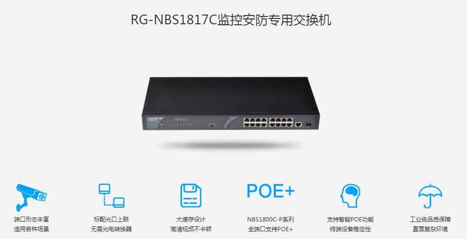 Sharp RG-NBS1817C 16 mouthed 100 trillion 1 x one thousand trillion Opto-electric cladding Surveillance Switch Spot