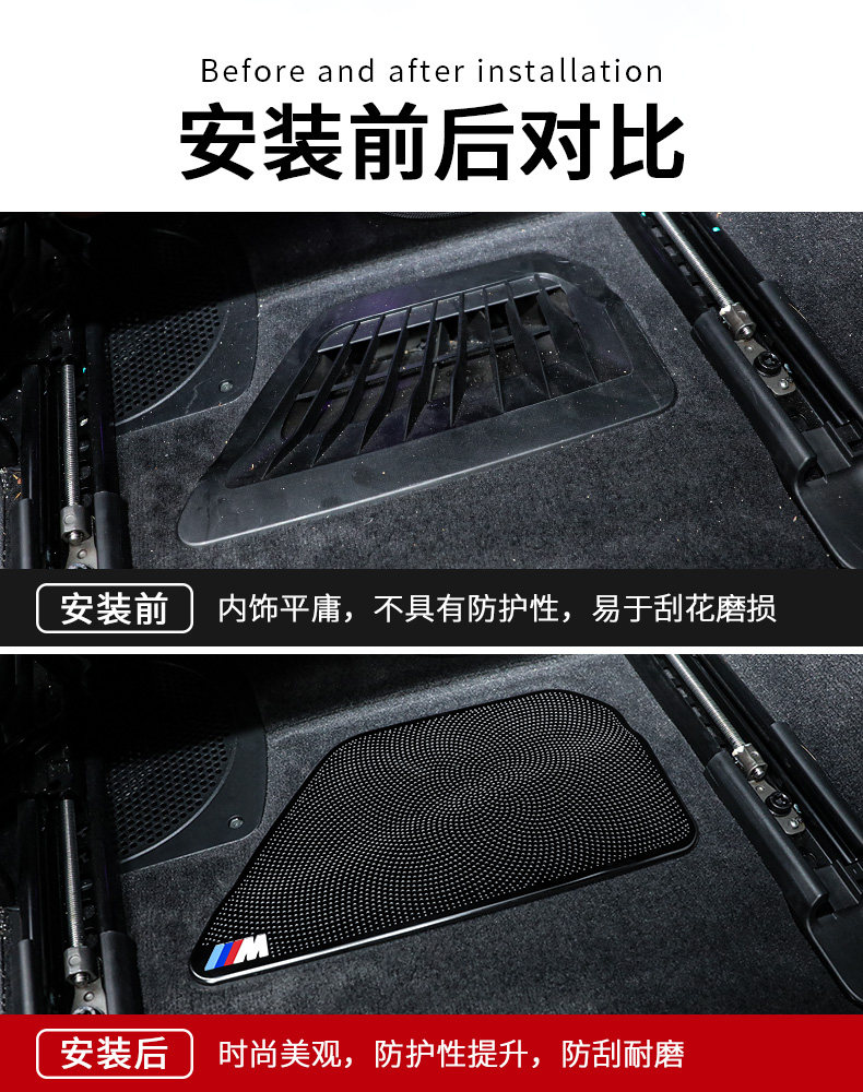 Suitable for BMW 1 Series 3 Series 5 Series 7 series air conditioning seat air outlet dust cover X1X3X4X5 interior supplies modification