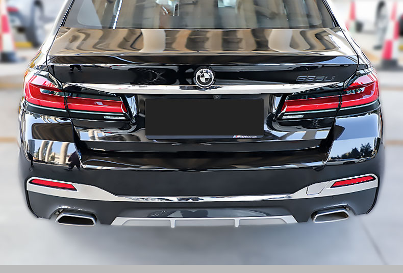 Suitable for 18-23 New 5 Series Models, Trunk Tailgate Trim Strip, 525/530Li Modified Rear Bumper Decorative Bright Strip