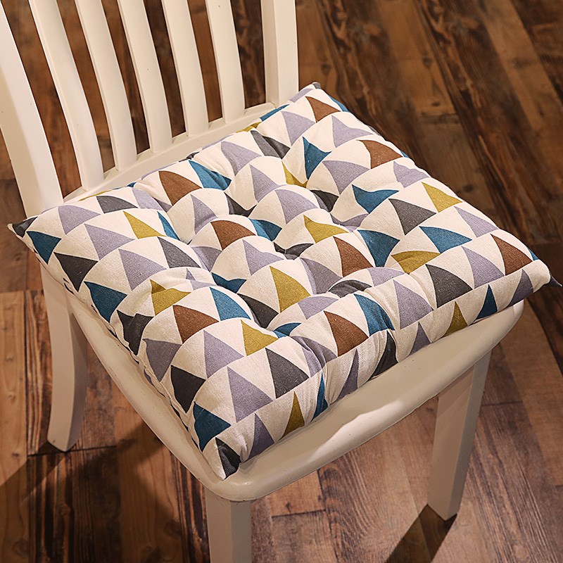 Anti-slip thickened cushions Chair cushions Office Four Seasons Classroom Students male and female stools butt cushions breathable and soft