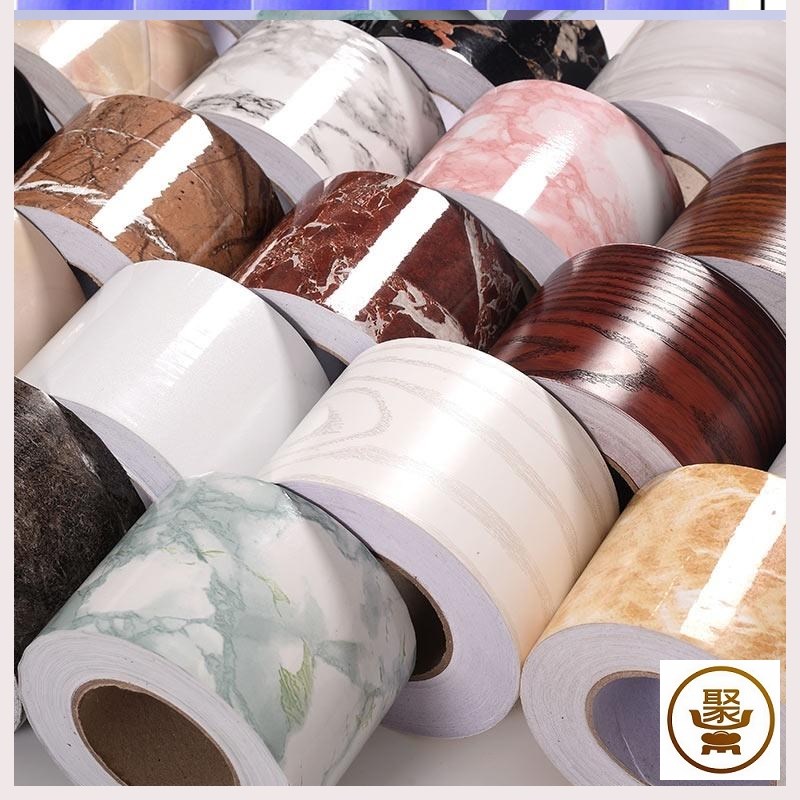 Self-adhesive pvc skirting parlor-room waveguide line black and white grey window sill waterproof waist line door frame renovation wall stickup floor stickers