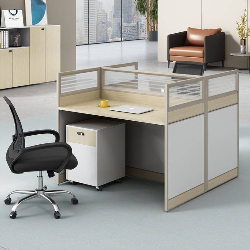 Screen Staff Position Staff Desk Chair Composition Working Table Office Holder 6 4 4 People with a minimalist Hyundai