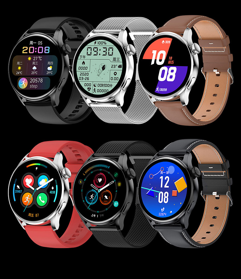 Умные часы 彬格新款智能手表watch3华强北pro顶配nfc门禁防水多功能 Bin grid intelligent devices