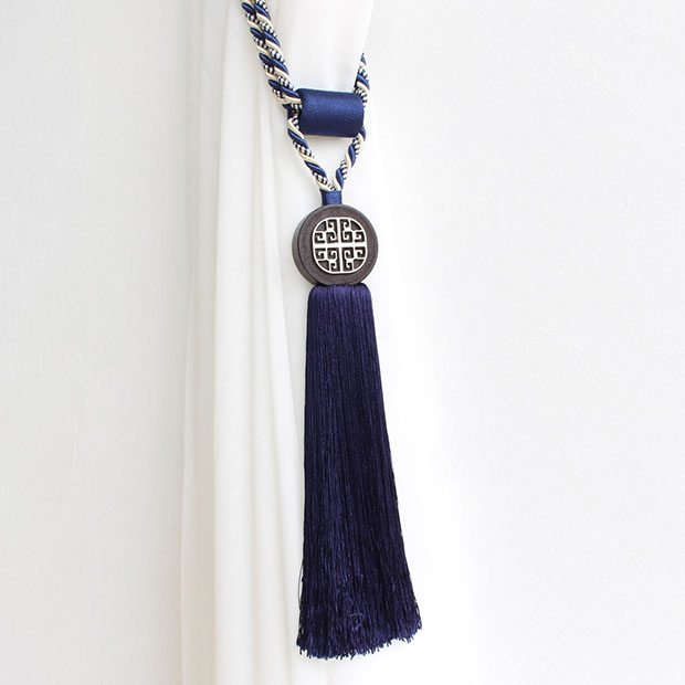 Modern new Chinese style simple rayon curtain straps tassels tied rope hanging ball accessories curtain accessories decorative hanging tassels