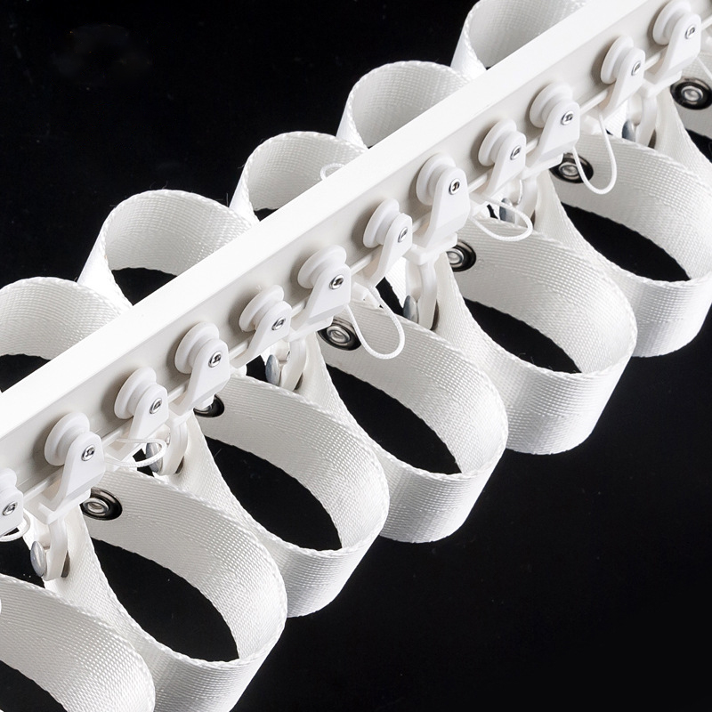 Snake curtain curtain track S-wave curtain aluminum alloy straight rail bending on top of the bending line