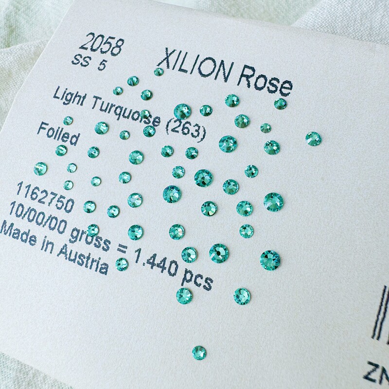 Authentic Huazi 263 Light Emerald Blue Austrian Nail Art Flat-Back Rhinestones Super Shiny Colorful Mixed Rhinestones Authentic Huazi 263 Light Emerald Blue Austrian Nail Art Flat-Back Rhinestones Super Shiny Colorful Mixed Rhinestones