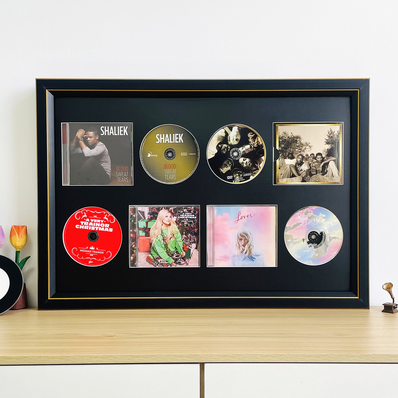 Cd Display Frame Celebrity Signature Album Disc Collection Storage Box Disc Protection Mounting Frame Wall Hanging Picture Frame Cd Display Frame Celebrity Signature Album Disc Collection Storage Box Disc Protection Mounting Frame Wall Hanging Picture Frame