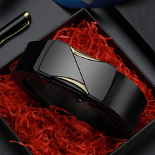 官方正品CK皮带男百搭二层牛皮自动扣盒装