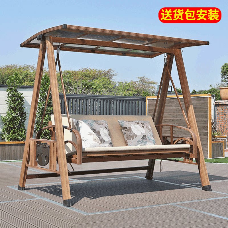 Outdoor Swing Set garden Garden Balcony Yard Balcony Adult Aluminum Alloy Suspended Chair Villa roof Courtyard Casual Rocking Chair