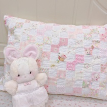 Girls Country Patchwork Series Pillows Bedding Heavy Handmade Showa Retro Animal Bedroom