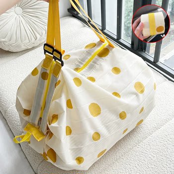 折叠旅行收纳包便携衣物洗漱包大容量短途行李袋出差化妆品手提包