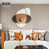 American living room wall decoration bedroom dining room wall decoration creative wall decoration three-dimensional metal painting pendant